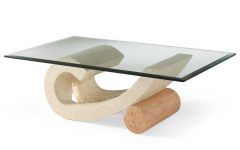 Stone and Glass Coffee Tables