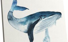 Whale Canvas Wall Art