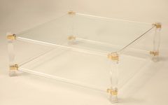 Round Lucite Coffee Tables