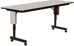 Gray Wood Adjustable Reading Tables