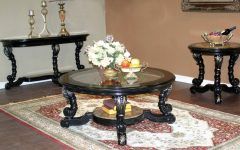 Round Coffee Table and End Tables Sets