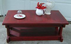30 Photos Red Coffee Table