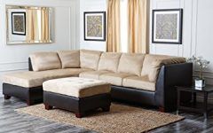  Best 20+ of Abbyson Living Charlotte Beige Sectional Sofa and Ottoman
