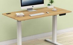 White Adjustable Laptop Desks