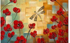 Top 20 of Dragonfly Painting Wall Art