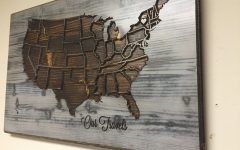 20 Ideas of United States Map Wall Art