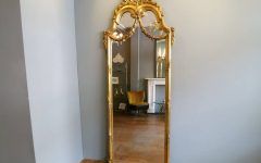 Gold Standing Mirrors