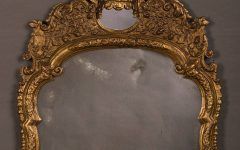 2024 Popular Antique Gilded Mirrors