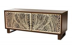 Natural Cane Media Console Tables