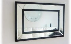 15 Ideas of Printed Art Glass Wall Mirrors