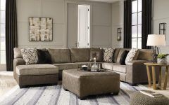 15 Inspirations 3pc Faux Leather Sectional Sofas Brown