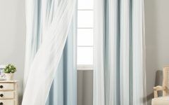 20 Ideas of Mix & Match Blackout Tulle Lace Bronze Grommet Curtain Panel Sets