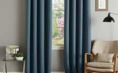 Silvertone Grommet Thermal Insulated Blackout Curtain Panel Pairs