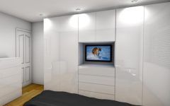 Built in Wardrobes with Tv Space