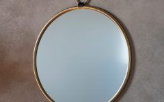 Round Metal Luxe Gold Wall Mirrors