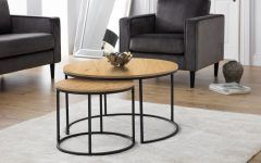The 15 Best Collection of Metal Legs and Oak Top Round Coffee Tables