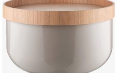 Modern Round Storage Coffee Table