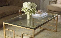  Best 20+ of Glass Gold Coffee Tables