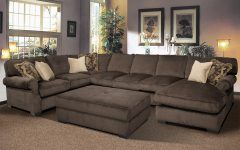 10 Collection of Wide Sectional Sofas