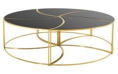15 Inspirations Black and Gold Coffee Tables