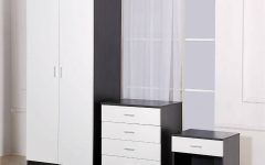 Top 15 of Black and White Wardrobes Set
