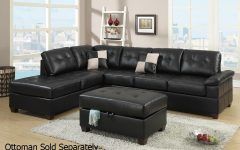 15 Collection of Black Sectional Sofas