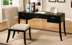 15 Ideas of Elm Wood Black Desks