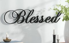 30 Photos Blessed Steel Wall Decor