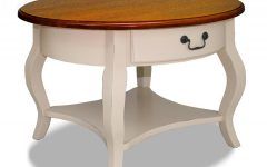 Round Coffee Tables with Drawer