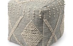 15 Collection of Polyester Handwoven Ottomans