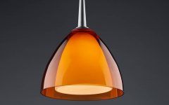 Orange Glass Pendant Lights