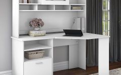 2024 Popular White Traditional Desks Hutch with Light