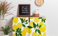 The Best Floral Blush Yellow Credenzas