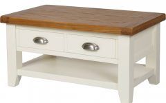 Cream and Oak Coffee Tables