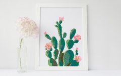 Top 20 of Cactus Wall Art