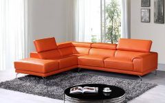 15 Best Orange Sectional Sofas