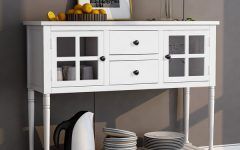 15 Inspirations Barkell 42" Wide 2 Drawer Acacia Wood Drawer Servers