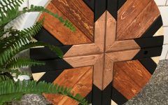 15 Inspirations Geometric Wood Wall Art