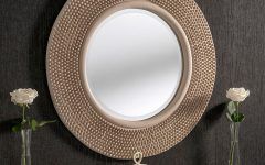 Round Grid Wall Mirrors