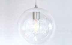 Clear Glass Ball Pendant Lights