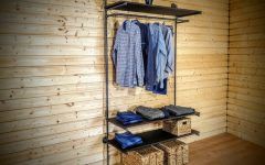 15 Collection of Built-in Garment Rack Wardrobes