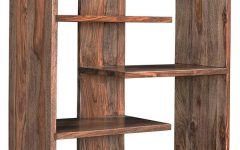 Nut Brown Finish Bookcases