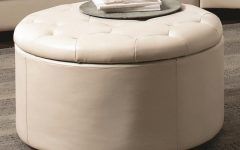  Best 10+ of Round Ottomans Coffee Tables Upholstered