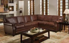 2024 Latest Traditional Leather Sectional Sofas