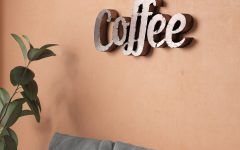 Coffee Sign with Rebar Wall Decor