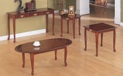 Cherry Wood Coffee Table Sets