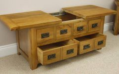 Oak Storage Coffee Tables