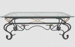 Coffee Tables Metal and Glass Modern