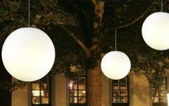 Outdoor Hanging Light Balls