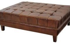  Best 10+ of Leather Ottomans Coffee Tables
